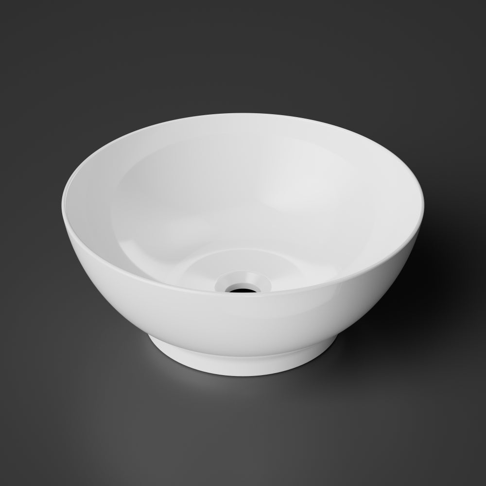 Aufsatzwaschtisch Keramik - Treos Serie 800 - in Ø 43cm - weiß