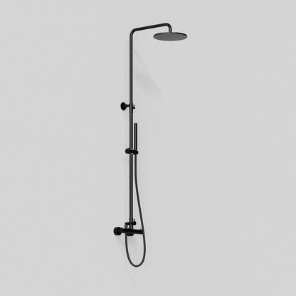 Steinberg Duschsystem schwarz matt mit Thermostatarmatur - LagerDealz
