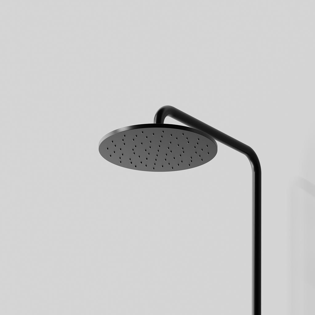 Steinberg Duschsystem schwarz matt mit Thermostatarmatur - LagerDealz