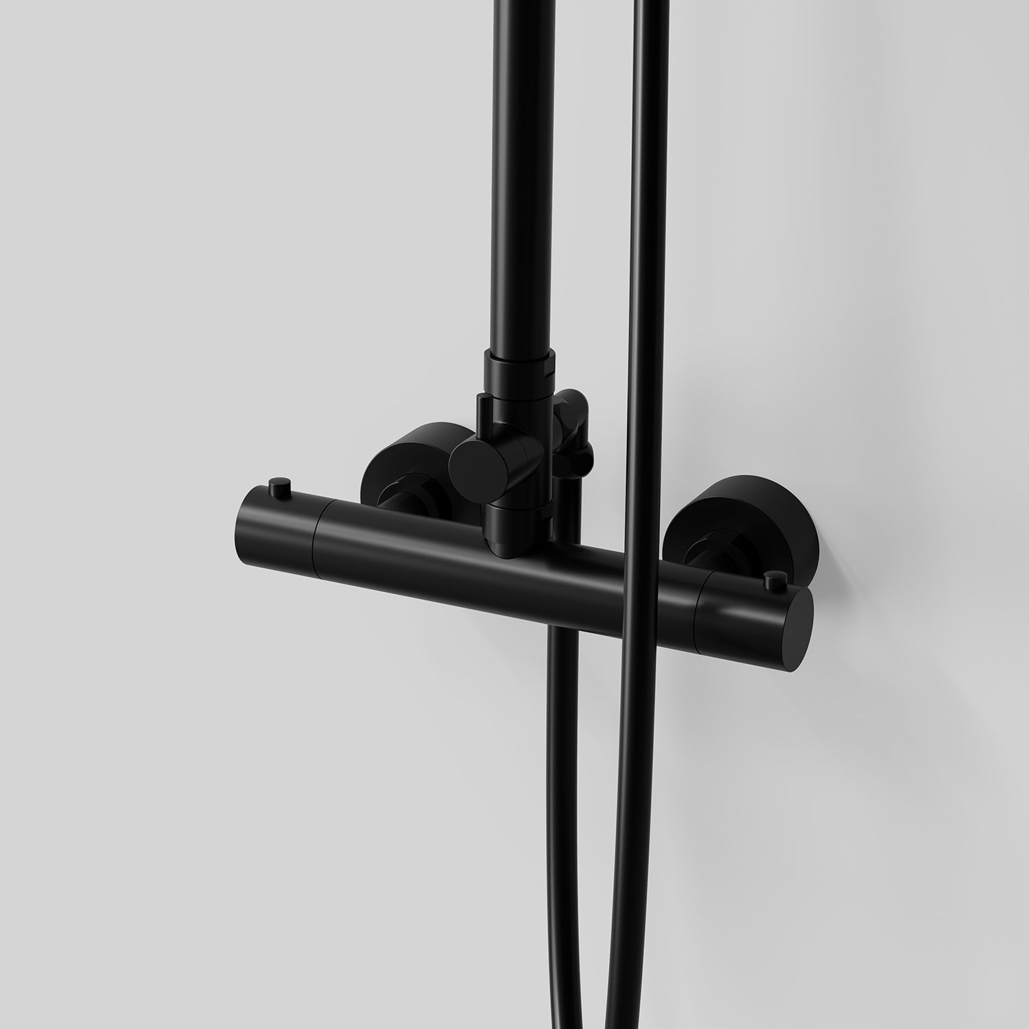 Steinberg Duschsystem schwarz matt mit Thermostatarmatur - LagerDealz