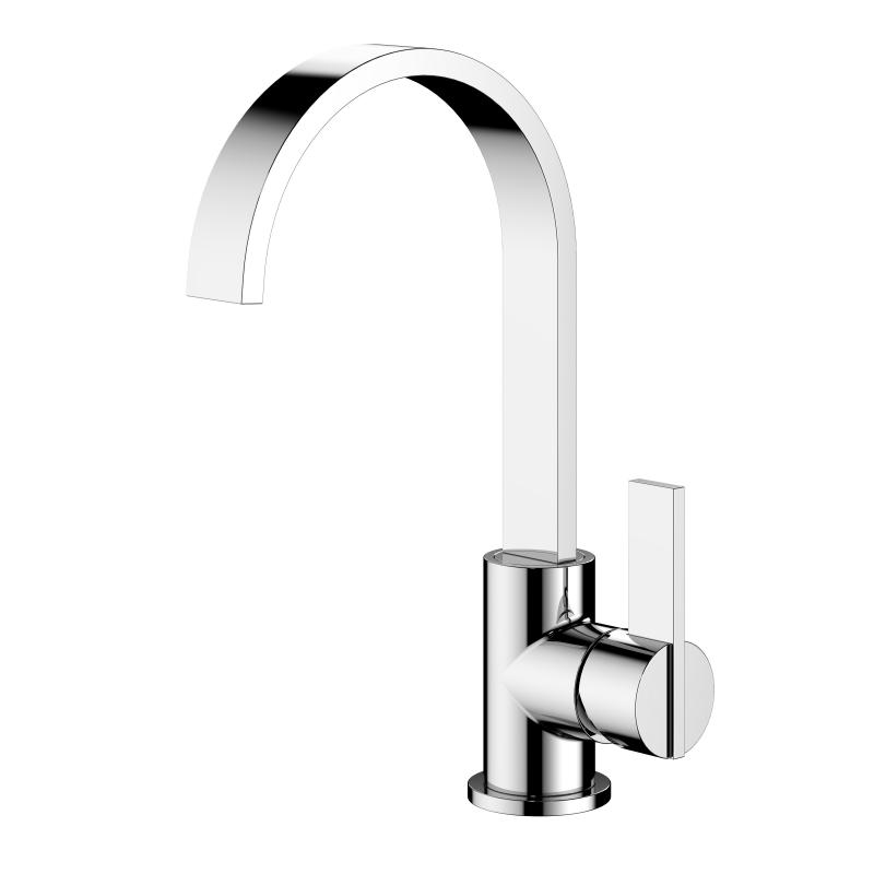 Treos Waschtischarmatur in Chrom - Serie 195 - mit Druckverschluss