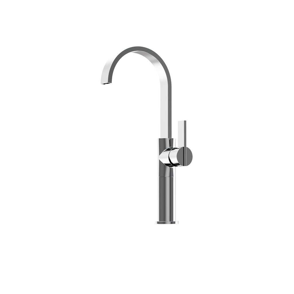 Treos Waschtischarmatur in Chrom - Serie 195 - mit erhöhtem Armaturenkörper