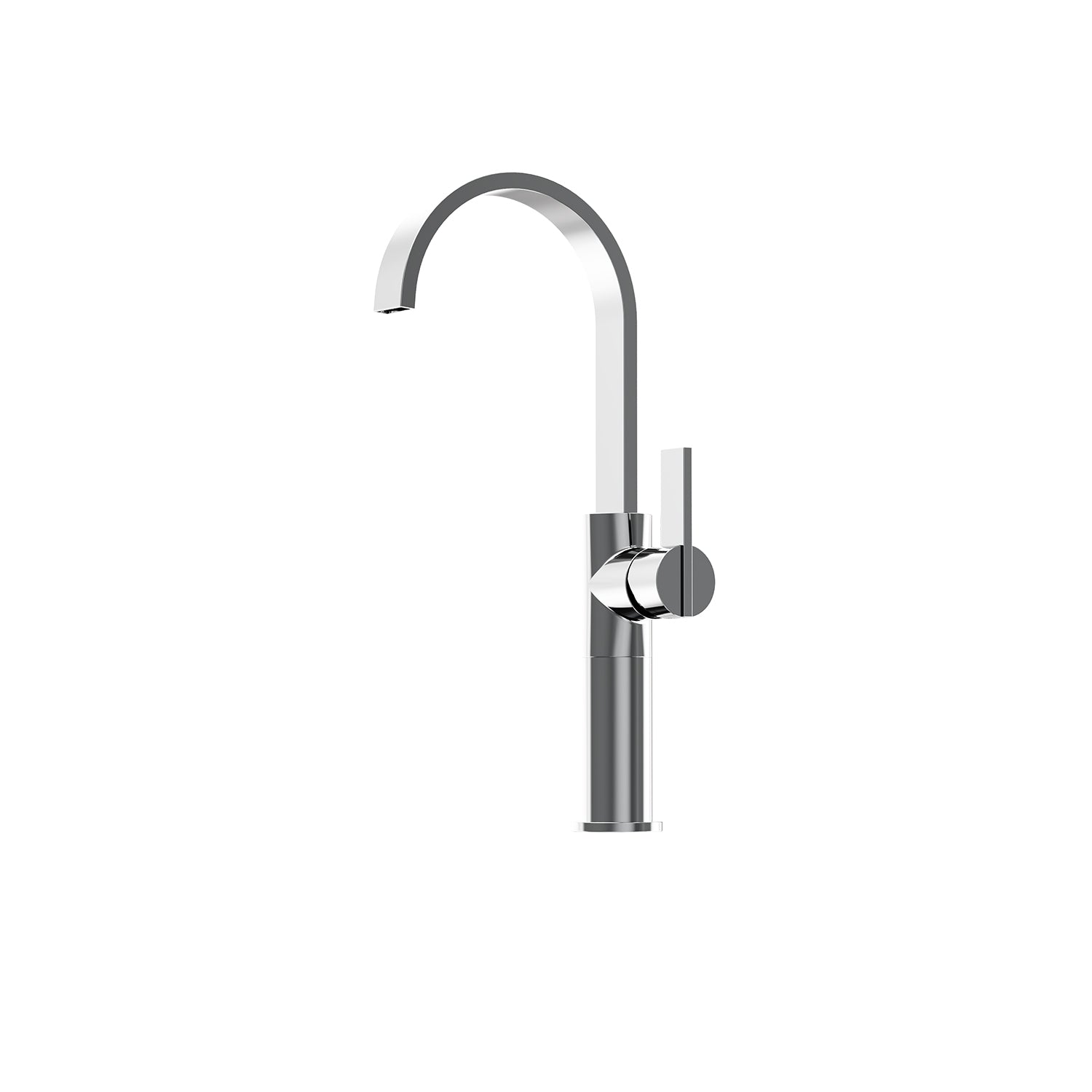 Treos Waschtischarmatur in Chrom - Serie 195 - mit erhöhtem Armaturenkörper