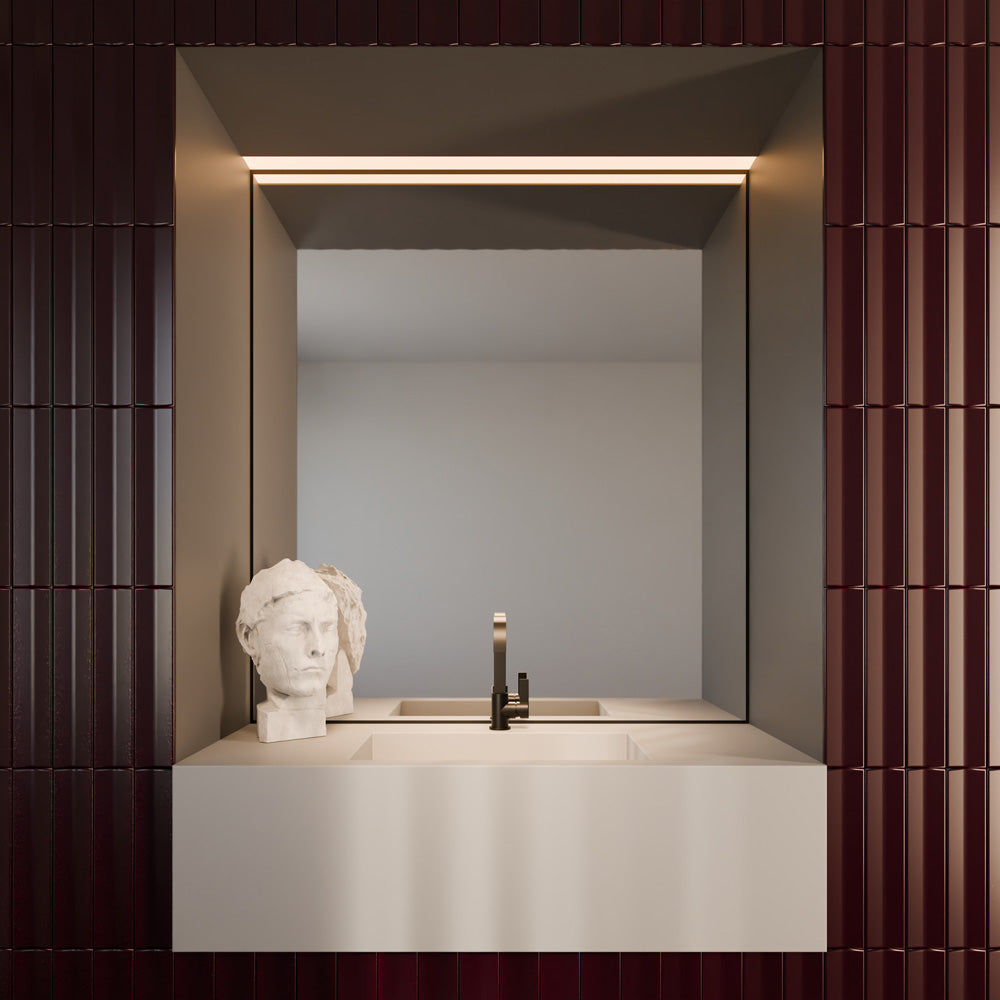 Treos Waschtischarmatur in Schwarz Matt - Serie 195 - mit Druckverschluss