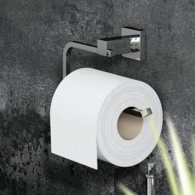 Treos Serie 505 Papierrollenhalter eckig chrom
