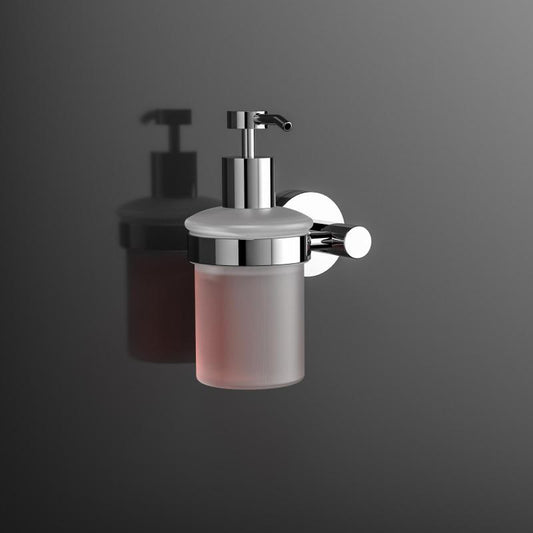 Treos Serie 555 Wand-Seifenspender rund chrom