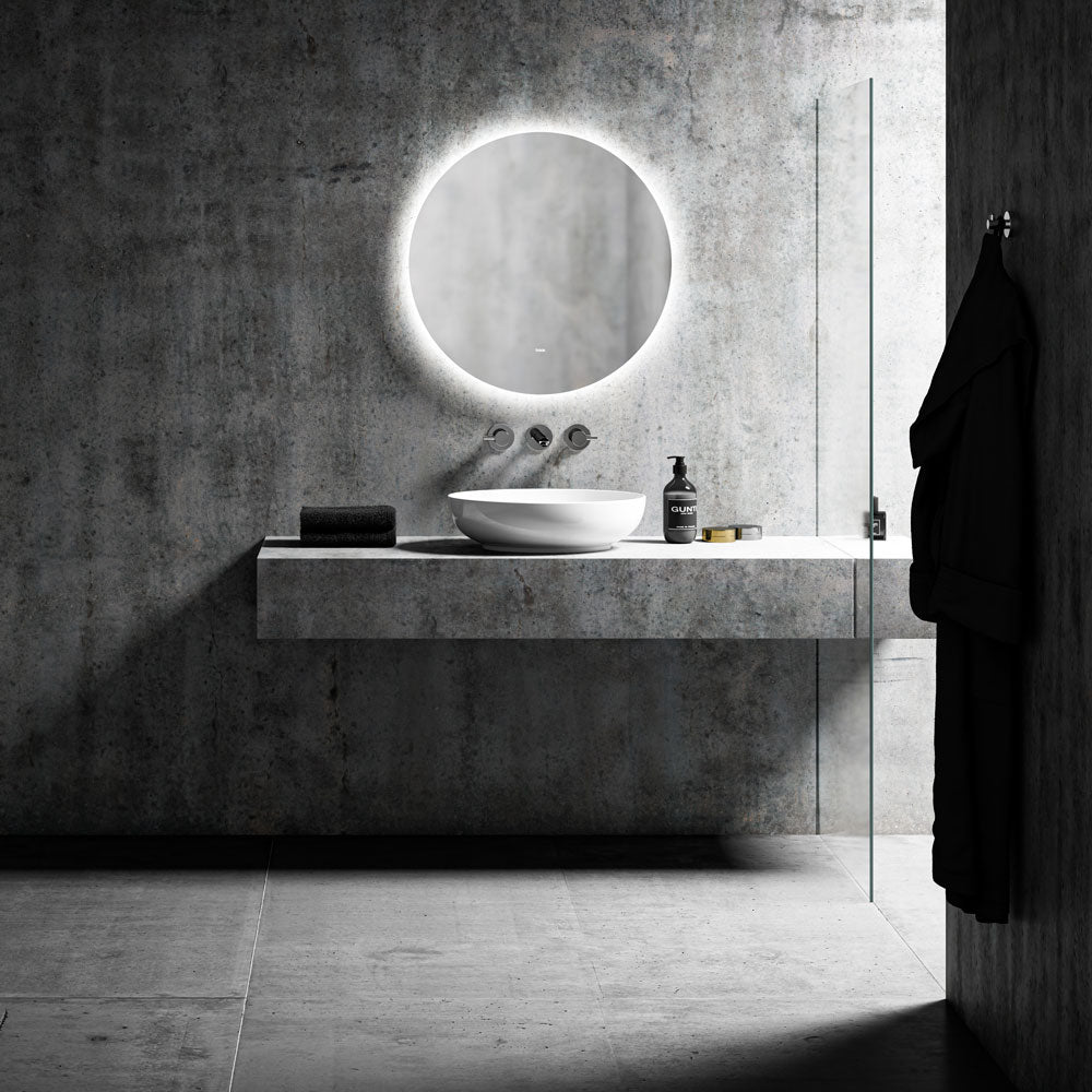 Aufsatzwaschbecken Keramik - Treos Serie 800 - Breite 51cm - weiß