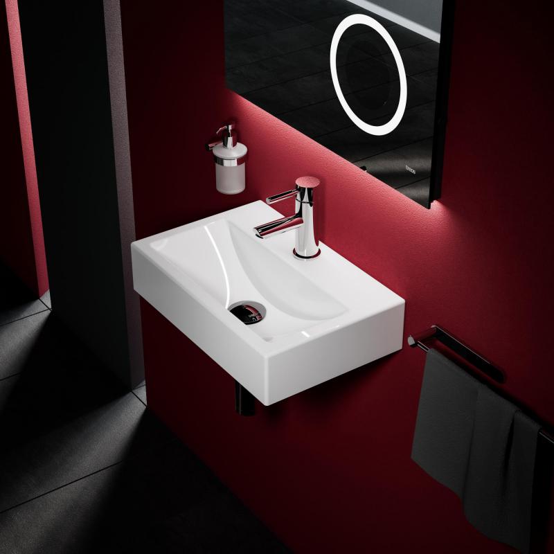 Handwaschbecken aus Keramik Treos Serie 800 Breite 45cm weiß